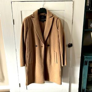 J Crew Italian Boiled Wool Coat NWOT